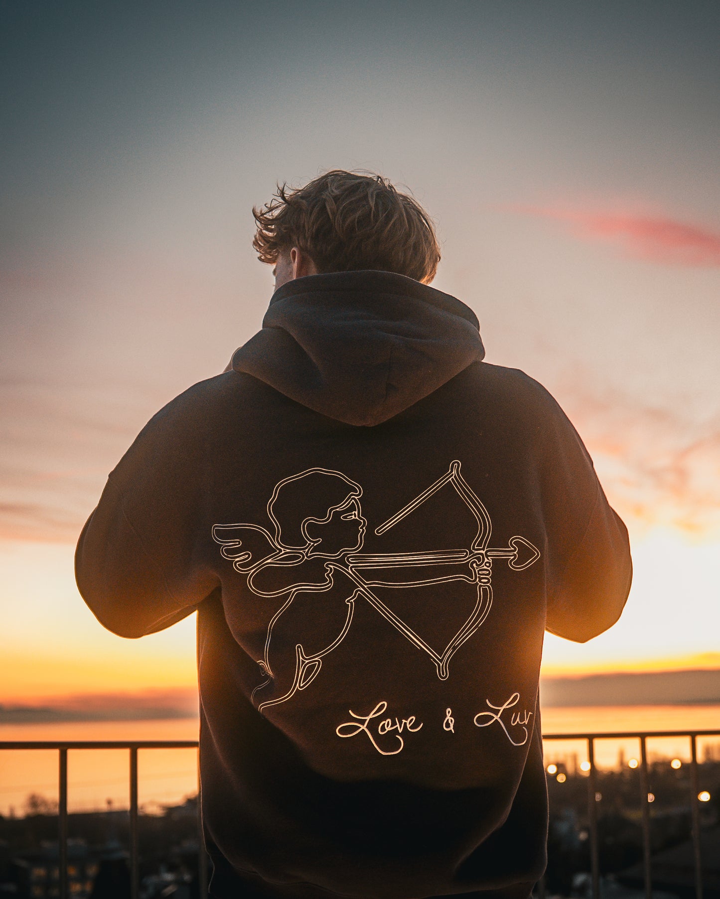 Cupidon Love & Luv Hoodie - Blue Navy