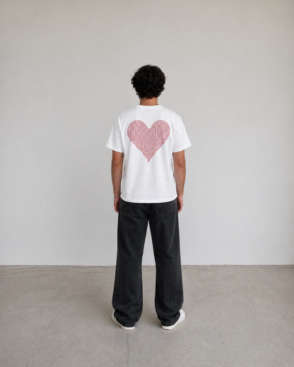 The Heart  T-shirt - WHITE