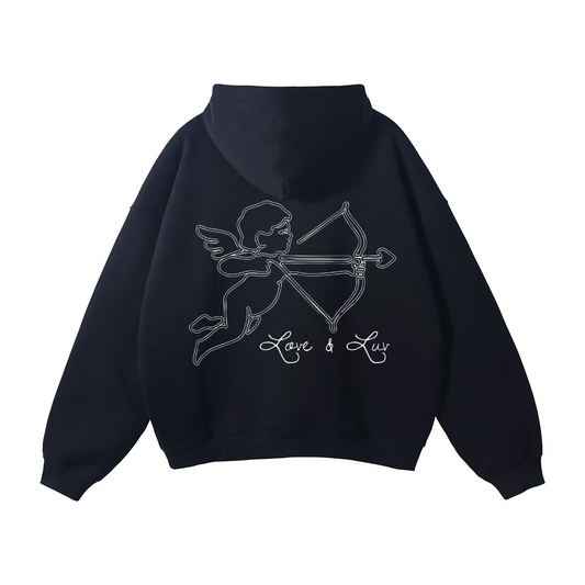 Cupidon Love & Luv Hoodie - Black