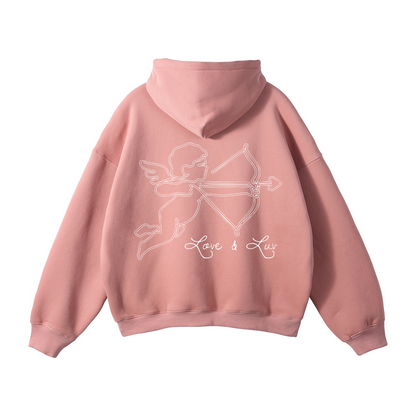 Cupidon Love & Luv Hoodie - Dark Pink