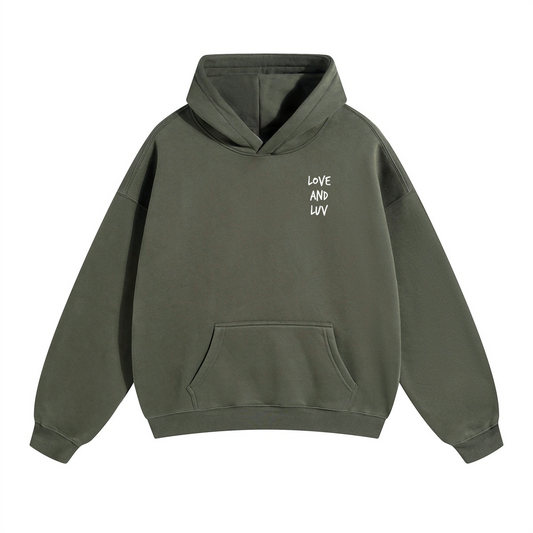Cupidon Love & Luv Hoodie - Dark Green