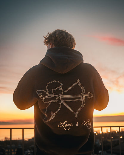 Cupidon Love & Luv Hoodie - Dark Red