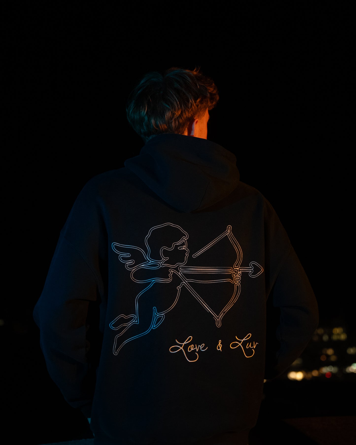 Cupidon Love & Luv Hoodie - Dark Red