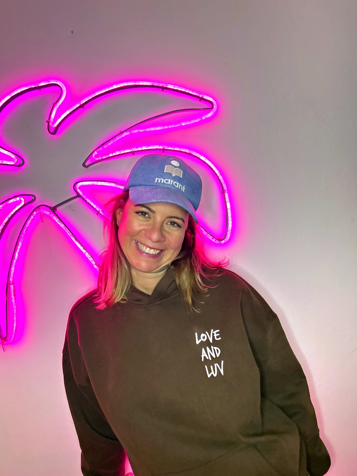 Cupidon Love & Luv Hoodie - Coffee Brown