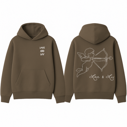 Cupidon Love & Luv Hoodie - Dark Gray