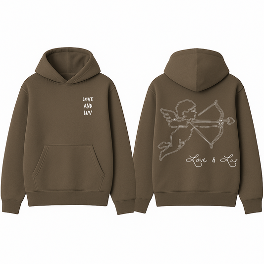 Cupidon Love & Luv Hoodie - Dark Gray