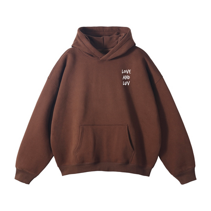 Cupidon Love & Luv Hoodie - Coffee Brown