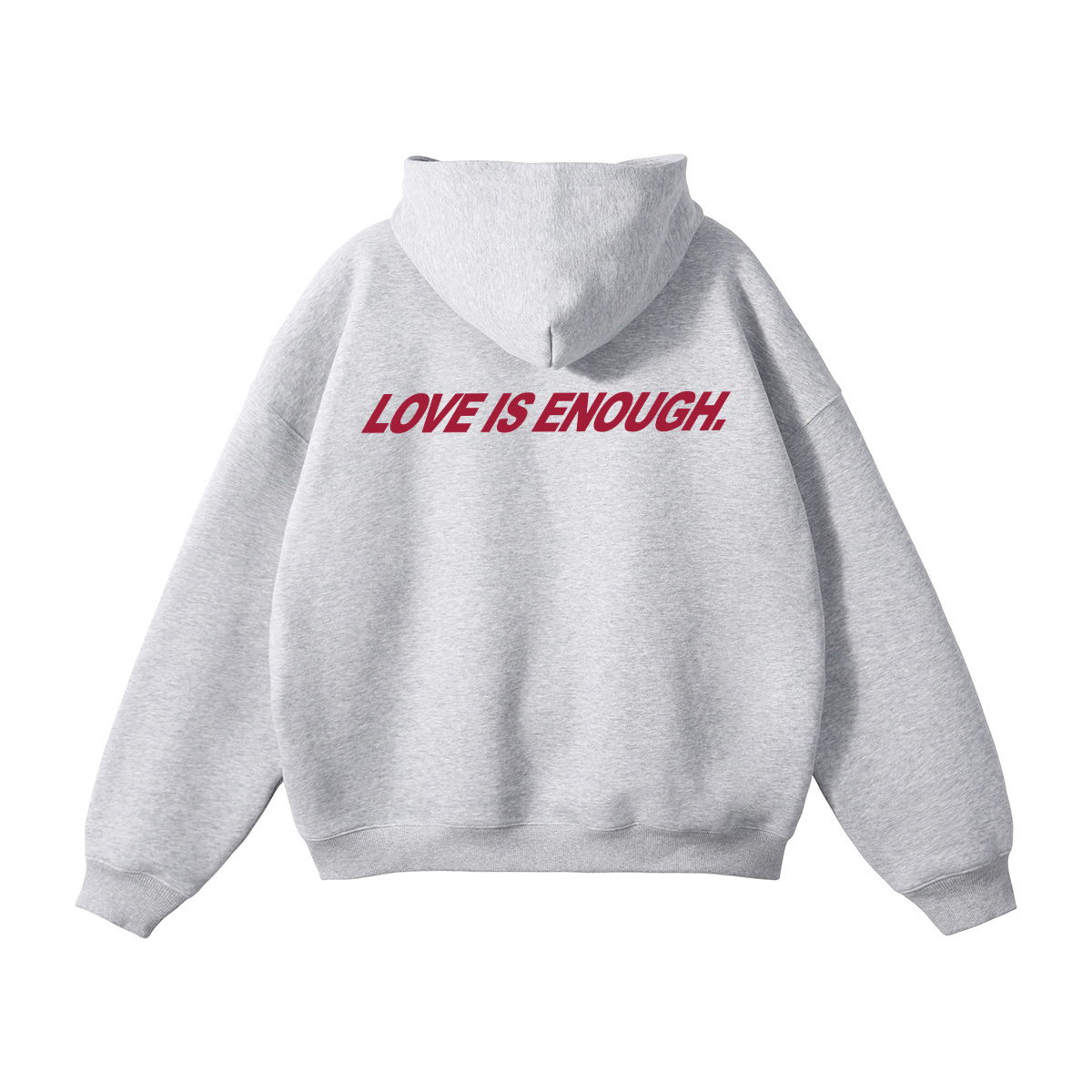 Hoodie LOVE AND LUV x SARA - Snow Gray