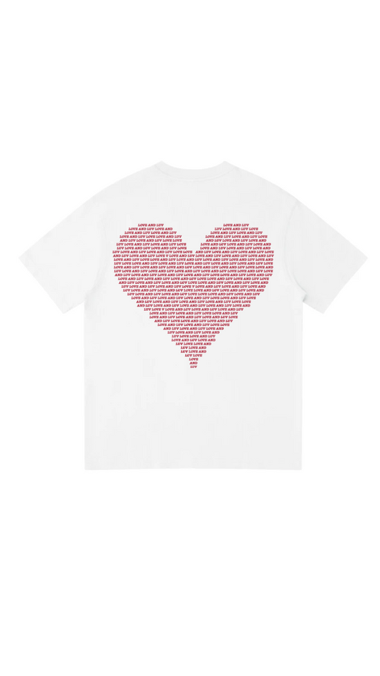 The Heart  T-shirt - WHITE
